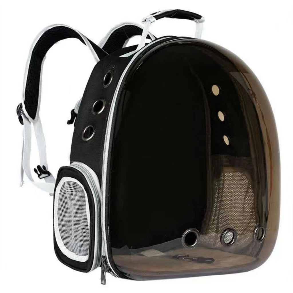 Bubble Cat Backpack Adjustable Straps Cat Carrier Backpack Mesh Panel