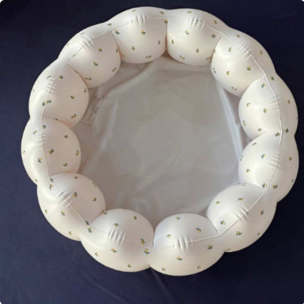 Portable Baby Pool Petal Shape Round Inflatable Ball Play Area Eco-Friendly PVC