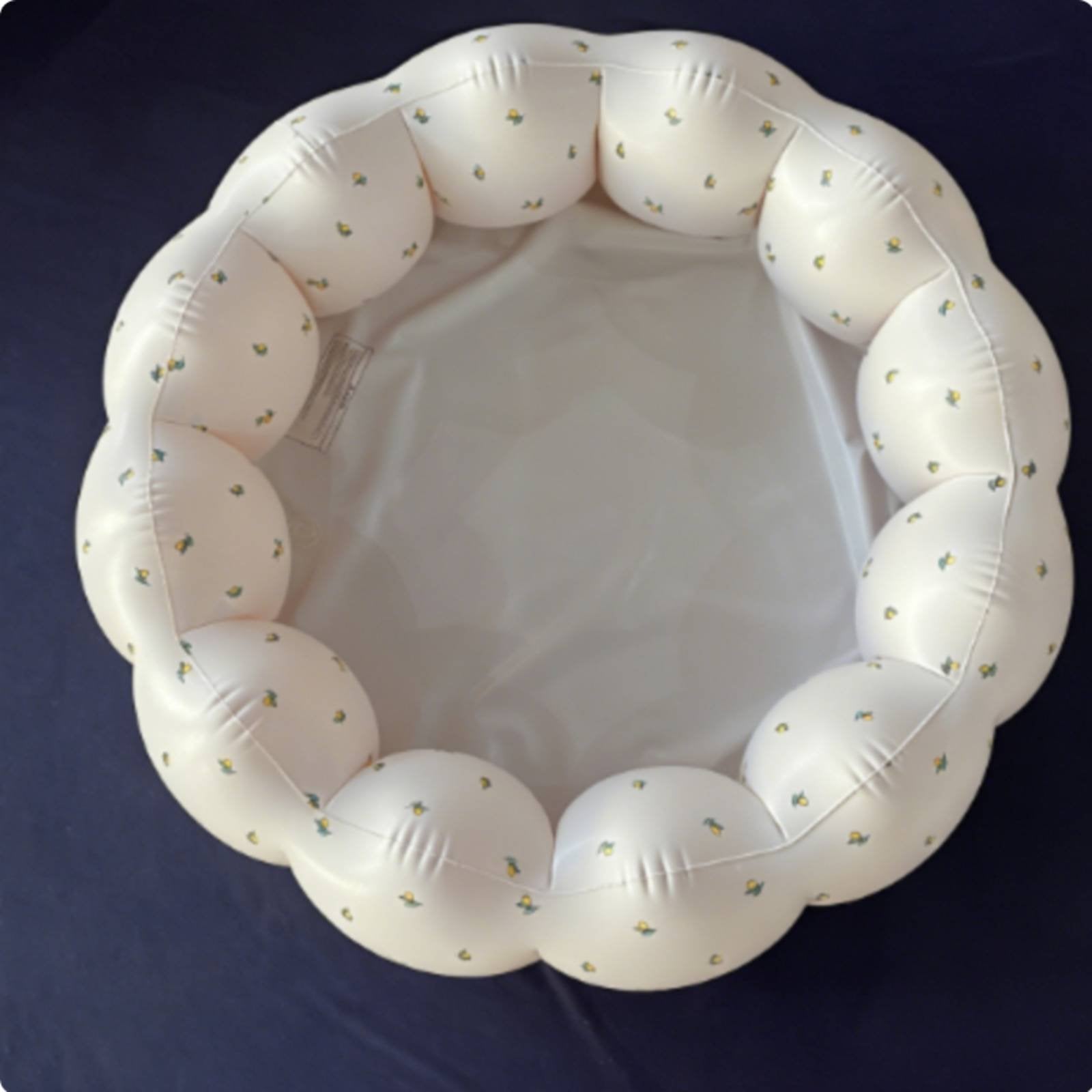 Portable Baby Pool Petal Shape Round Inflatable Ball Play Area Eco-Friendly PVC