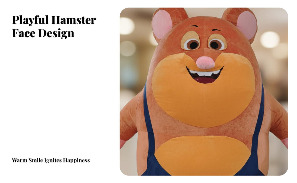 ambulatory Hamster Costume Inflatable Design character costume Outfit Cute creature Theme
