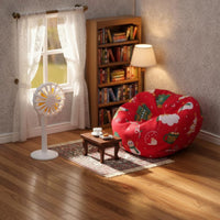 1:12 Scale Furniture Set Scene Prop Miniature Beanbag and Fan Set for Collectors