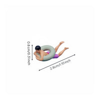 1:87 Scale Mini Person Realistic Painted Swimmer Figures for Sand Table
