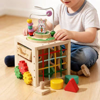 Educational Activity Cube Early Learning Multi Activity Cube Safe Materials