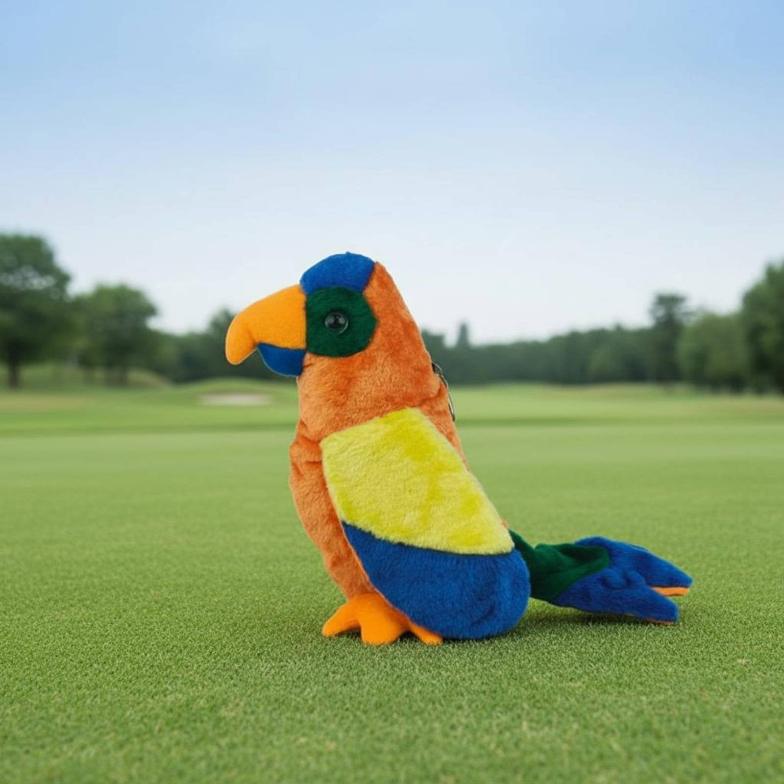 Soft Parrot Golf Club Cover Novelty Design Creature Golf Headcover for Golfers