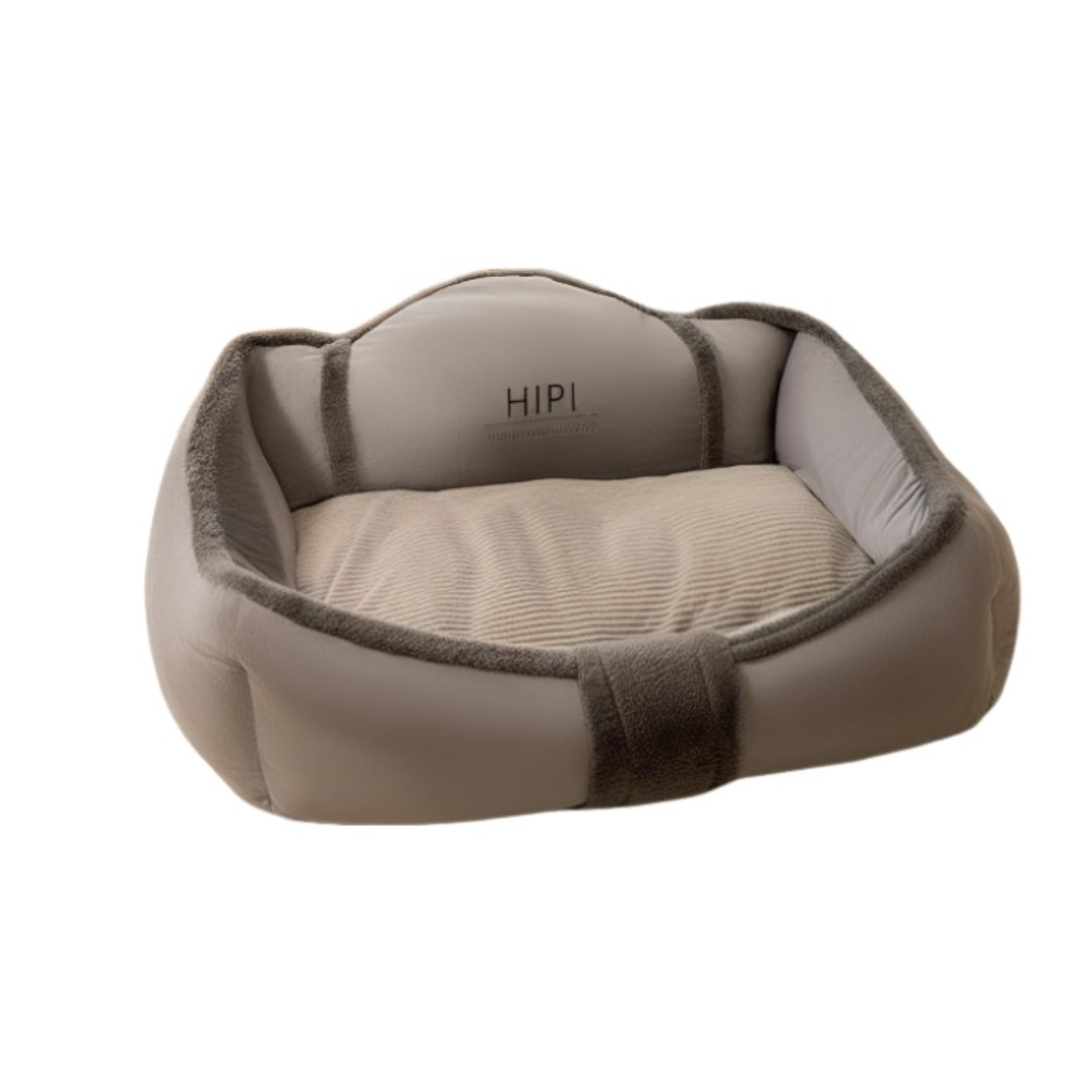 Orthopedic bed for large dogs, washable.