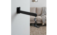 Multi Angle Speaker Wall Mount 360 Degree Rotation Extendable Speaker Bracket Universal Fit Audio Accessory Heavy Duty