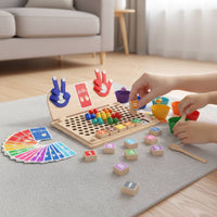 Arithmetic Teaching Aid Develops Fine Movement Skills Counting Learning Toy