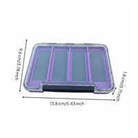 Fishing Hook Storage Case Secure Compartments Multi-Compartment Fishing Case