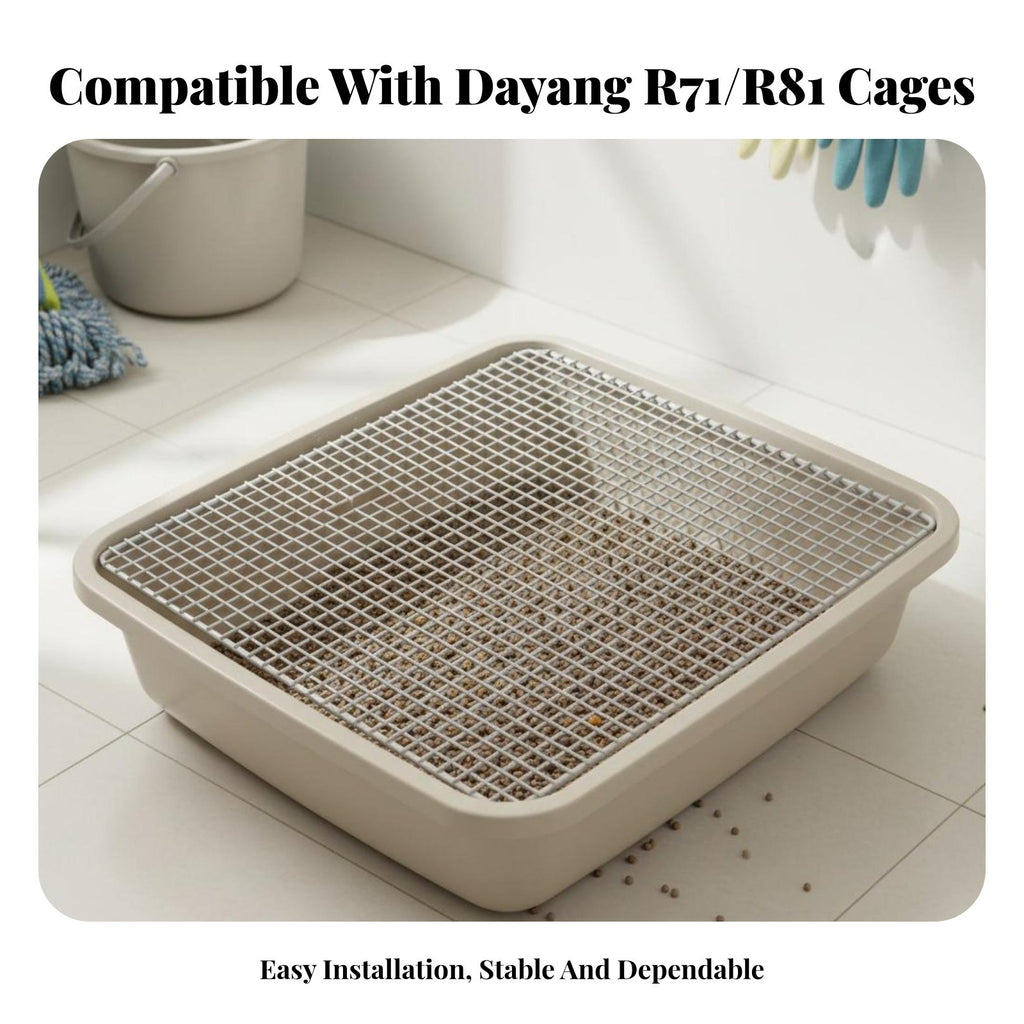 small pet Toilet Tray with Grate Footcomfortable grate Potty training aid Keeps feet Dry