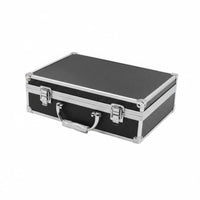 Locking Hard Case Reinforced Corners Aluminum Briefcase Portable for Storage