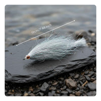 Pike Streamer Fly Hand-Tied Barracuda Fly Lure Highly Reflective