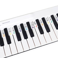 Piano Keyboard Labels Reusable Piano Key Notes Strip Double Musical Notation