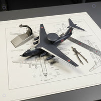 A-50U Airborne Warning and Control System Aircraft Model High-Intricate