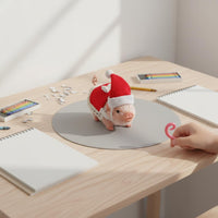 5 Pieces Christmas Pig Toy Interactive Realistic Pig Toy Easy to Wash