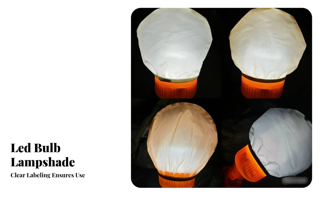 Glare-Reducing Lamp Cover Reusable Softener Cap Washable Lamp Shade Light Softener for Infants, Nursery, Bedside