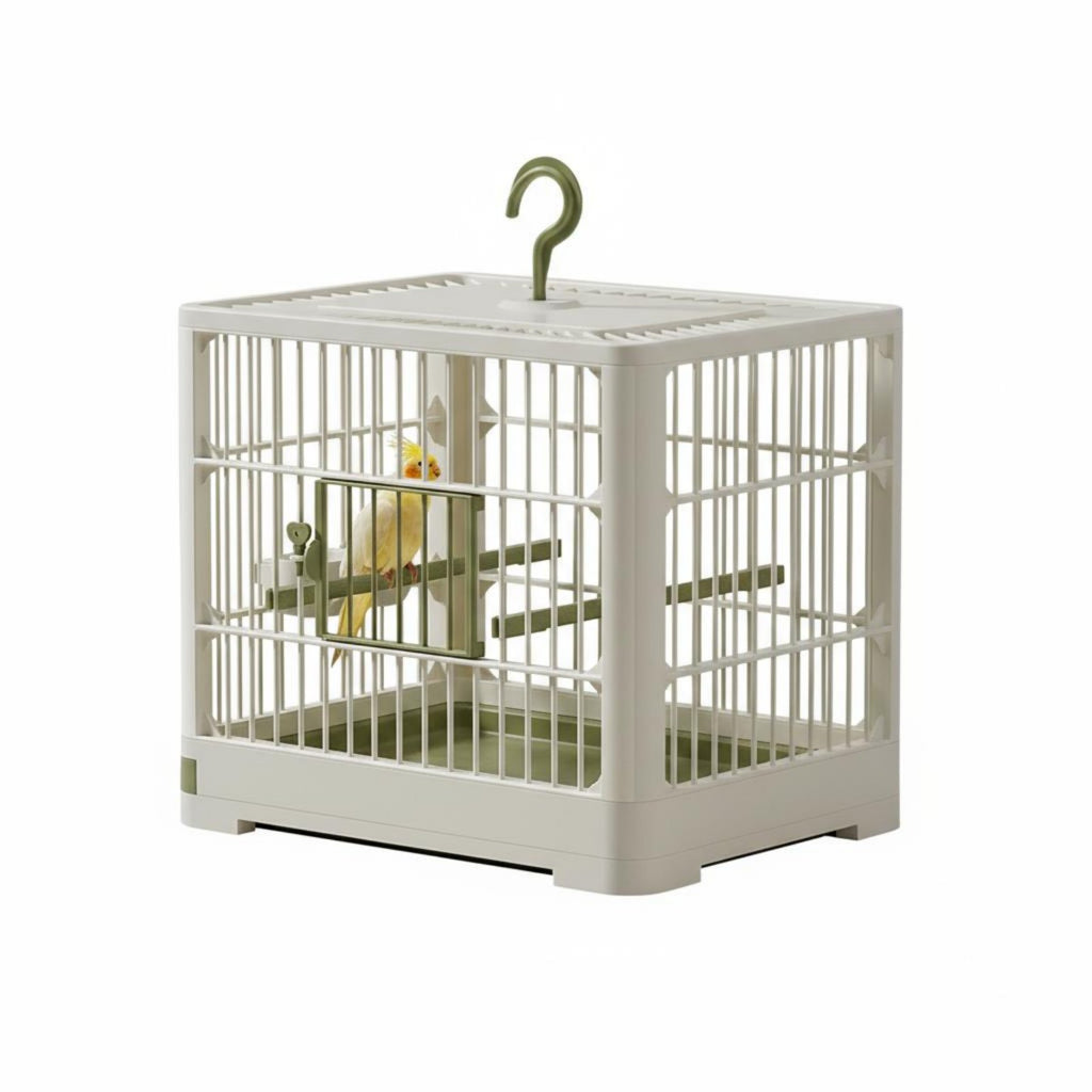 House-Shaped Aviary Villa Design avian enclosure Easy to Clean for Living Room, Patio