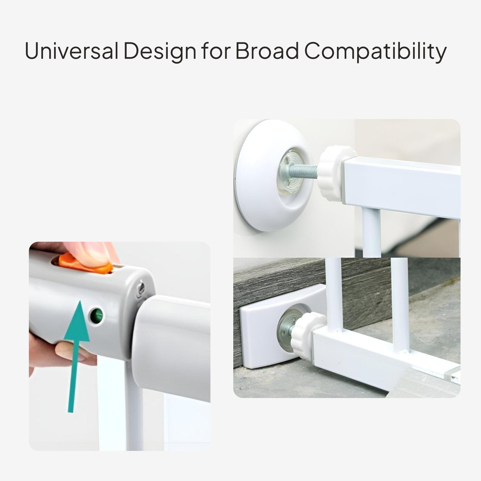 Safety Gate Accessory Set for Child and Pet Barriers