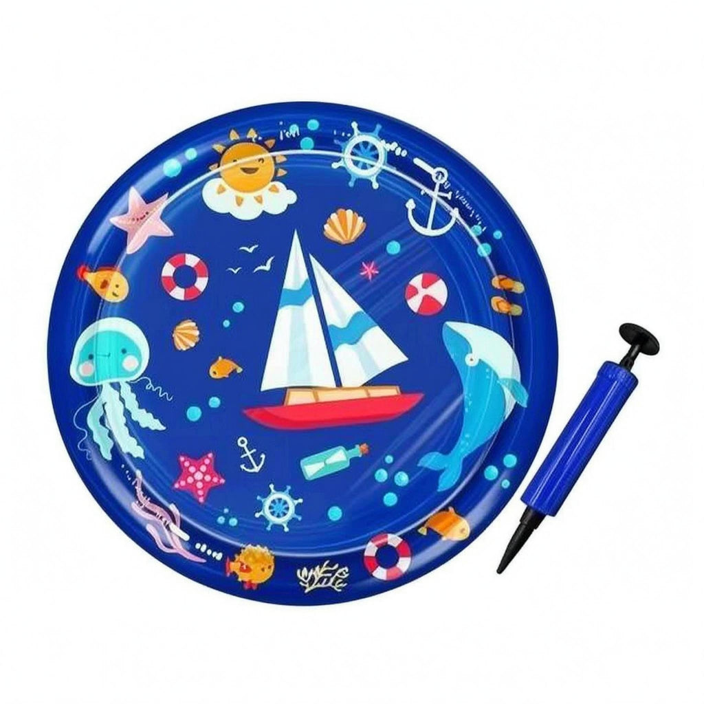 Inflatable Pet Cooling Mat Raised Rim Pet Care Product Item Smooth Printed