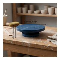 Pottery Turntable Heavy-Duty Clay Sculpting Turntable Stable Base for Art Studio