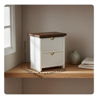 Miniature Bedside Cabinet Realistic Design Tiny End Table Model for Collectors