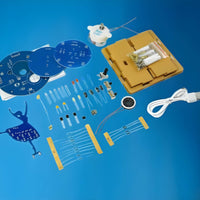 DIY Electronic Music Box USB Powered Rotating Ballerina Music Box for Hobbyists