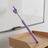 Telescopic Hand Pointer Doesn't Block Words Silicone Tip Reading Stick