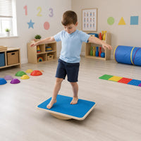 Sensory Balance Board Stretching Practice Wooden Balance Board Coordination Training Children's Toy for Kindergarten