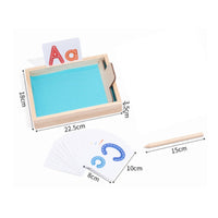 Educational Sand Writing Tray Shallow Wooden Sand Writing Tray Even Edges