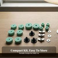 21 Pieces Cymbal Stand Felts and Sleeves Non-Slip Cymbal Pad Set Drum Maintenance Kit Easy Installation for Drummers