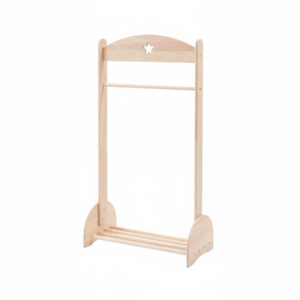 children's Costume Rack Cute Design Children's Accessible Wardrobe Stable Frame Easy Assembly for Young Children, Parents