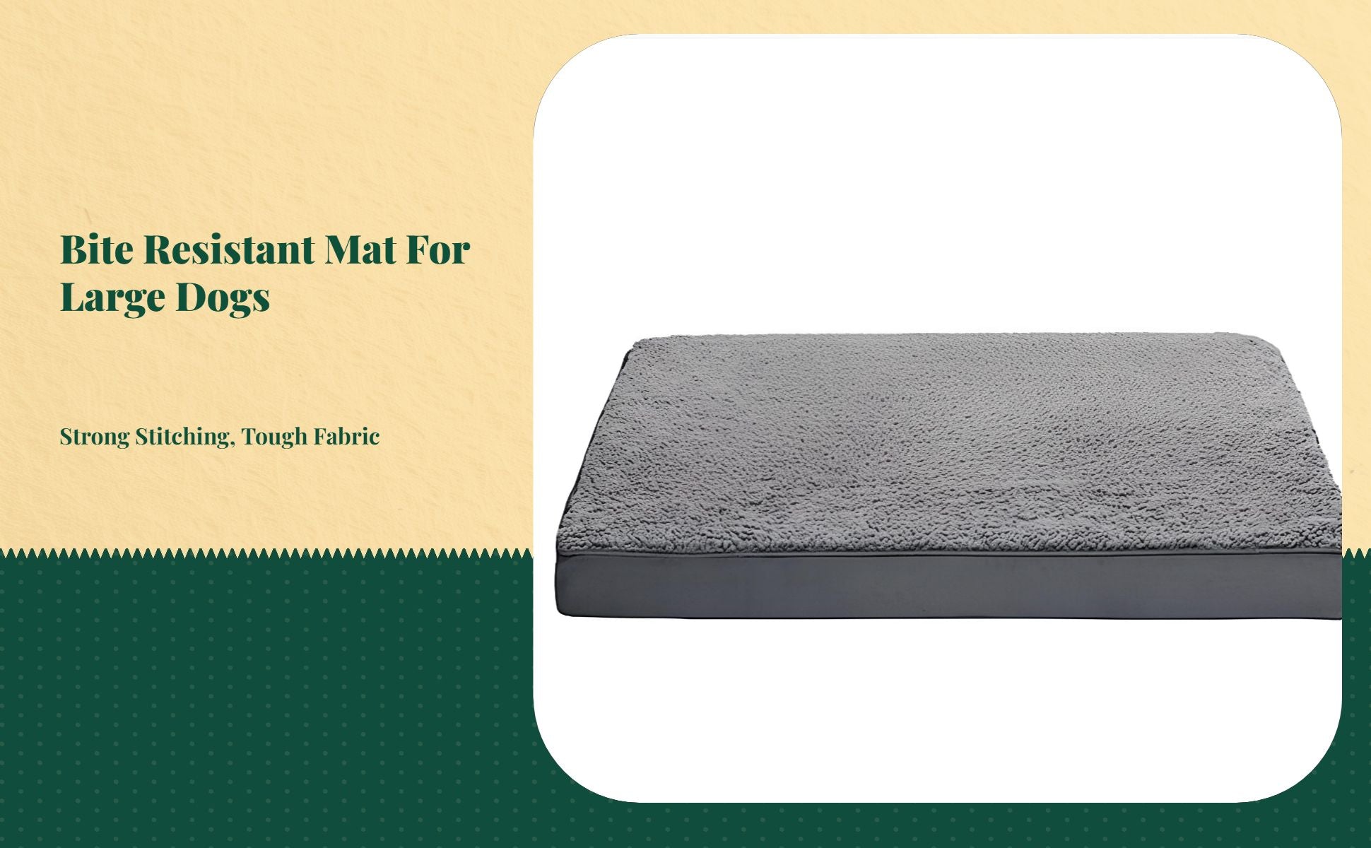 Orthopedic Dog Bed Removable Cover, Non-Slip, Joint Support