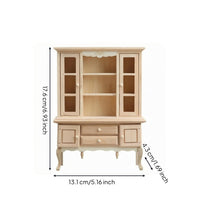 1/12 Scale Dollhouse Cabinet Unfinished 1/12 Scale Cabinet Freestanding