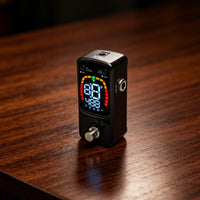 Chromatic Pedal Tuner Lightweight Mini Pedal Tuner Fast and Accurate Music Accessory for Guitarists, Stage, Rehearsal