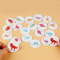 Wooden Memory Pairing Game Develops Cognitive Skills Wooden Memory Matching Game Screen Fun Preschool Learning Puzzle for Preschoolers, Children 3++