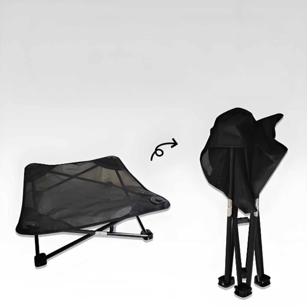 Folding Dog Bed Moisture-Proof Raised Pet Cot Year-Round for Outdoor, Camping