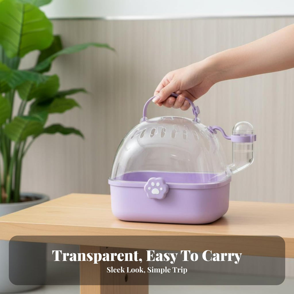 Transparent Capsule Pet transport Spacious Interior Small creature excursion Bag