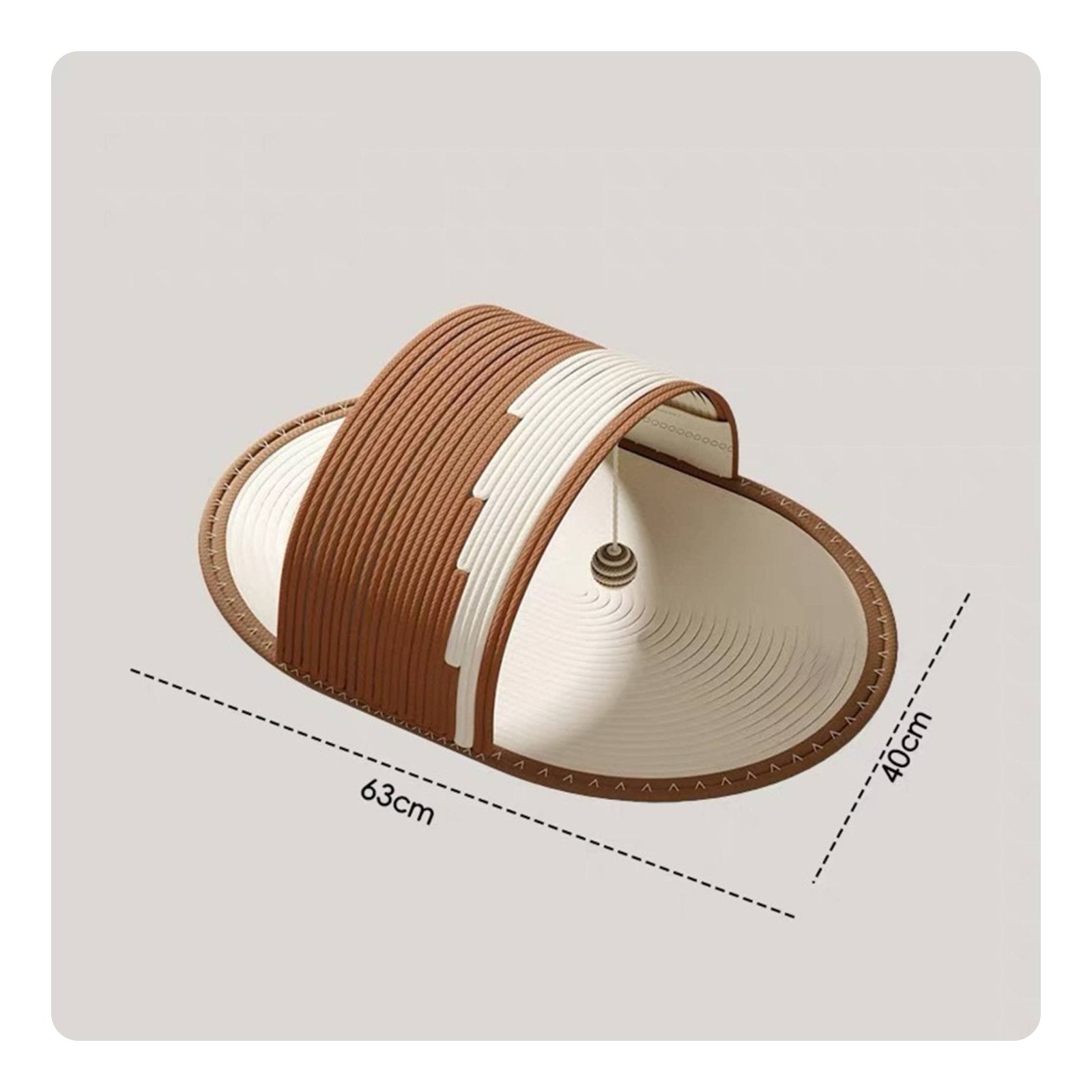 Slipper Cat Bed Scratch-Resistant Slide Sandal Pet Bed for Cats, Small Pets