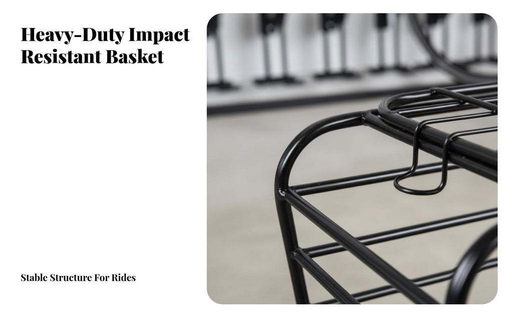 Multi-Functional Cycle Pet Carrier Basket Large Capacity Dog Bike Carrier Easy Installation for Travel