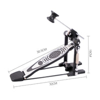 Bass Drum Foot Pedal Slip-Resistant Single Kick Pedal Anti-Shaking for Beginners