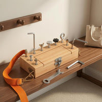 Screw Play Set Metal Latch Screw Organizer Box Hinged Lid
