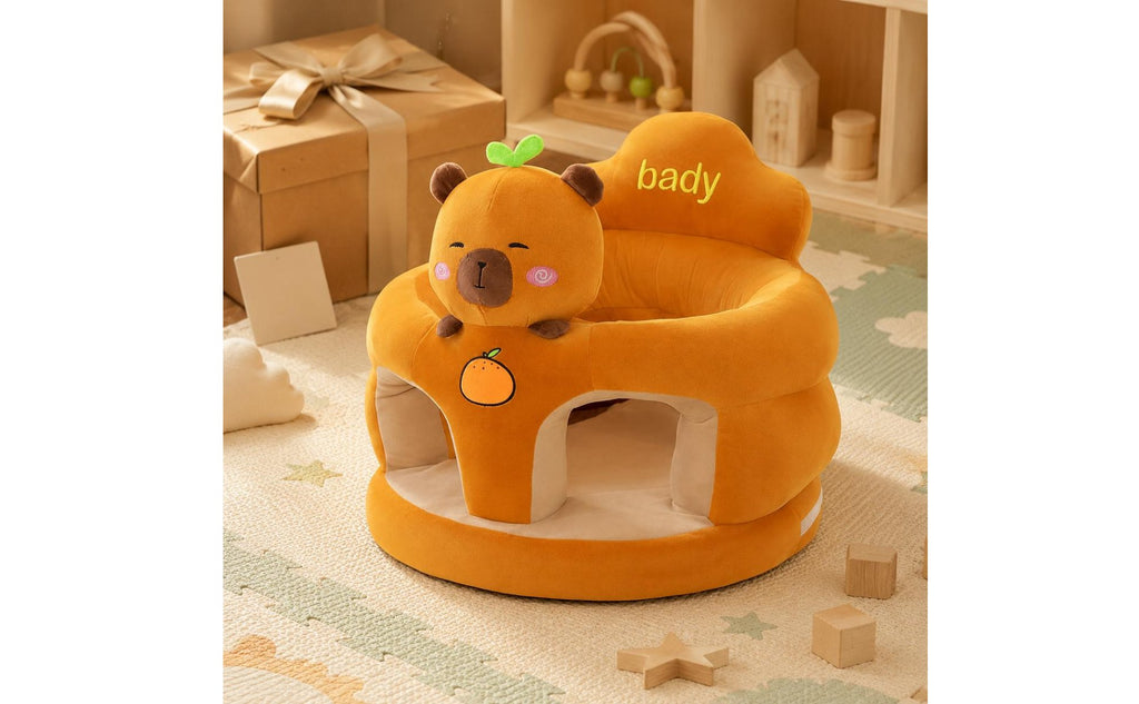 Soft Fabric Baby Sofa PP Cotton Filling Cartoon Baby Chair for Toddlers