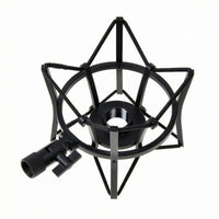 Condenser Audio Device Shock Mount Adjustable Clamp Condenser Mic Shock Mount Threaded Band