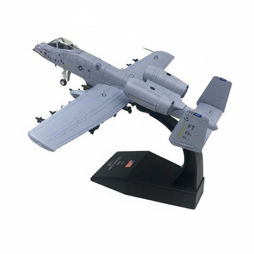 1:100 Scale Close Air Support Plane Model Highly Detailed Diecast Fighter Jet Model Includes Display Stand Collectors, Desk Decoration