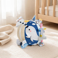 Educational Sensory Rattle Easy to Grip for Playtime, Infants 0-6 Months