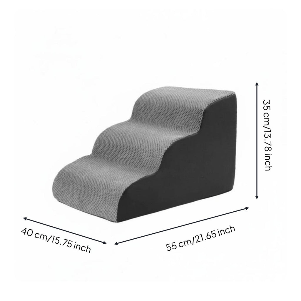 Dog Stairs for Bed Washable Cover Dog Bed Ladder Gentle Slope Design for Bedside
