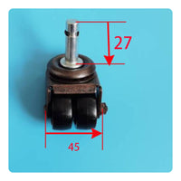 Upright Piano Caster Wheel Retro Design Antique Piano Caster Wheel Instrument Hardware Heavy Duty for Replacement
