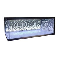 1:64 Scale Model Car Display USB Powered LED Lighted Diorama Case Dustproof Futuristic Scene Display Box for Bookshelf