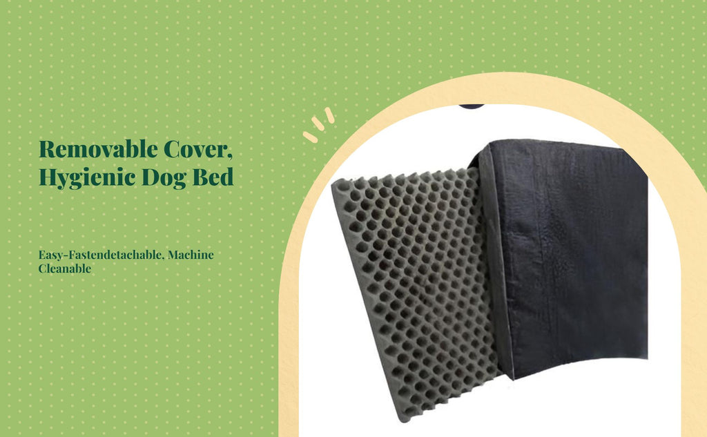 Orthopedic Dog Bed Removable Cover, Non-Slip, Joint Support