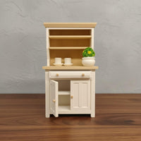 Dollhouse Storage Cabinet Drawers 1:12 Scale Cabinet Openable Doors for Children