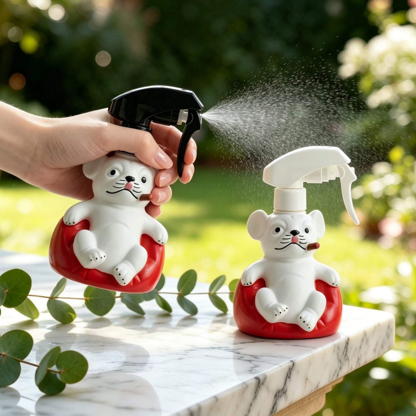 Cartoon Dog Sprayer Compact Tabletop Misting Bottle Lightweight